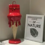 Homeko So Fancy Ice Cream Bag Sculpture