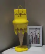 Homeko So Fancy Ice Cream Bag Sculpture