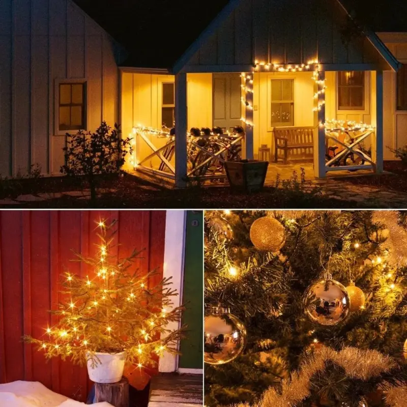 Homeko Solar Powered String Lights