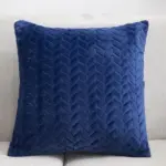 Homeko Solid Velvet Pillow Cover