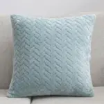 Homeko Solid Velvet Pillow Cover
