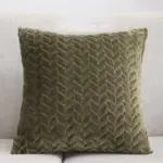 Homeko Solid Velvet Pillow Cover
