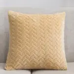 Homeko Solid Velvet Pillow Cover