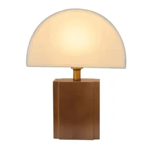 Homeko Solid Wood Fabric Lampshade Table Lamp