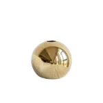 Homeko Sphere Golden Flower Vase