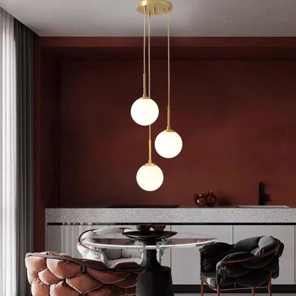 Homeko Sphere Long Stick Pendant Lamp -