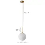 Homeko Sphere Long Stick Pendant Lamp