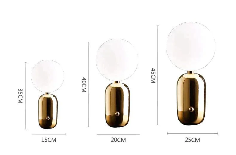 Homeko Sphere Modern Table Lamp -