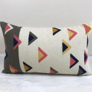 Homeko Splash Abstract Embroidered Pillows