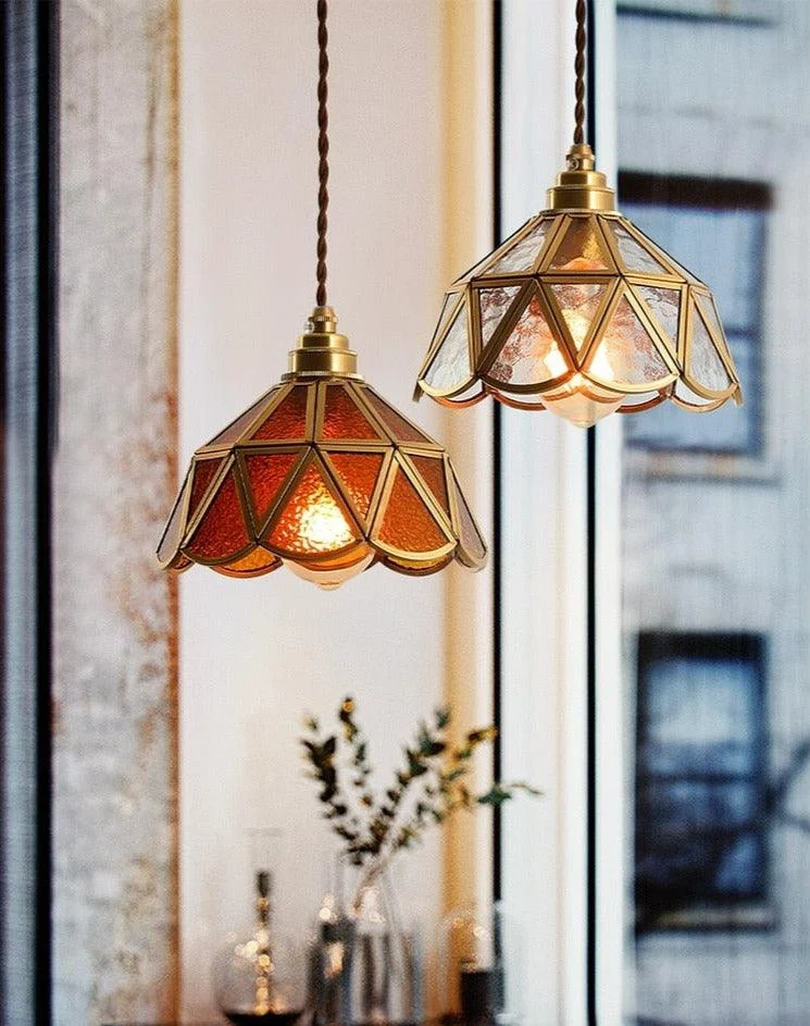 Homeko Stained Glass Pendant Lights -