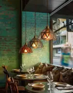 Homeko Stained Glass Pendant Lights