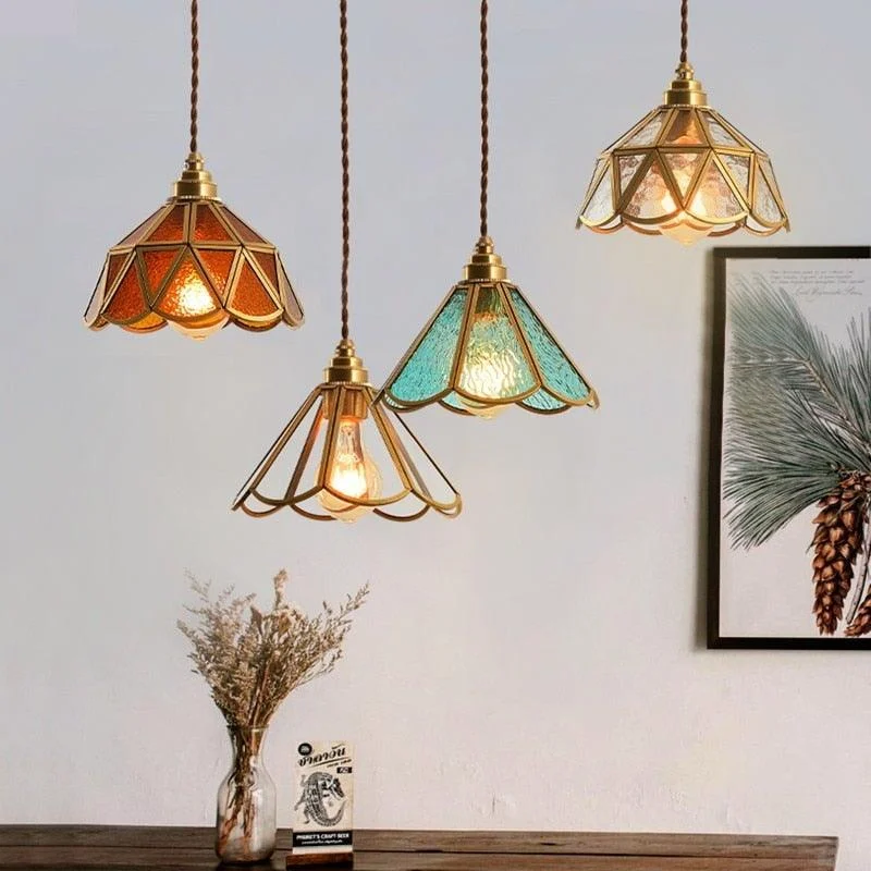 Homeko Stained Glass Pendant Lights -