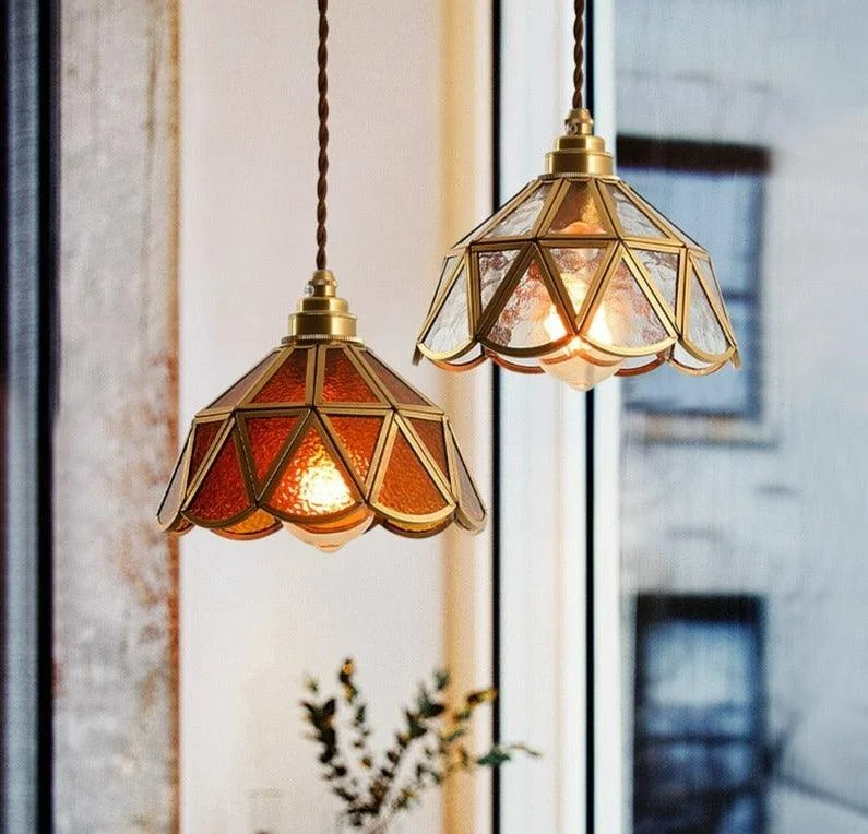 Homeko Stained Glass Pendant Lights -