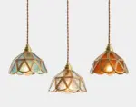 Homeko Stained Glass Pendant Lights