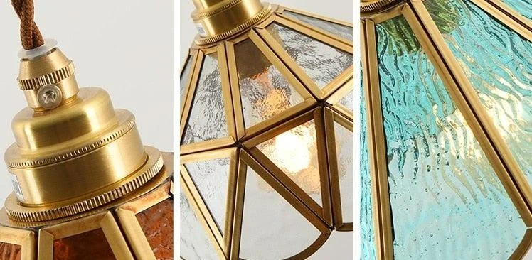 Homeko Stained Glass Pendant Lights -