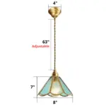 Homeko Stained Glass Pendant Lights