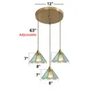 Homeko Stained Glass Pendant Lights