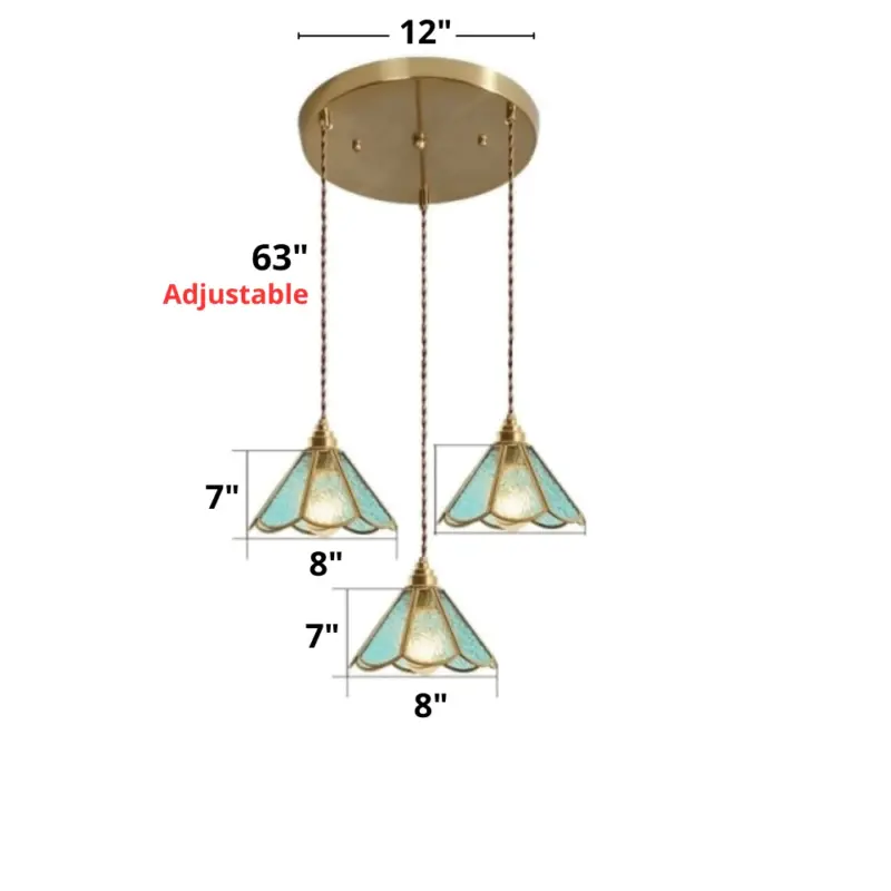 Homeko Stained Glass Pendant Lights
