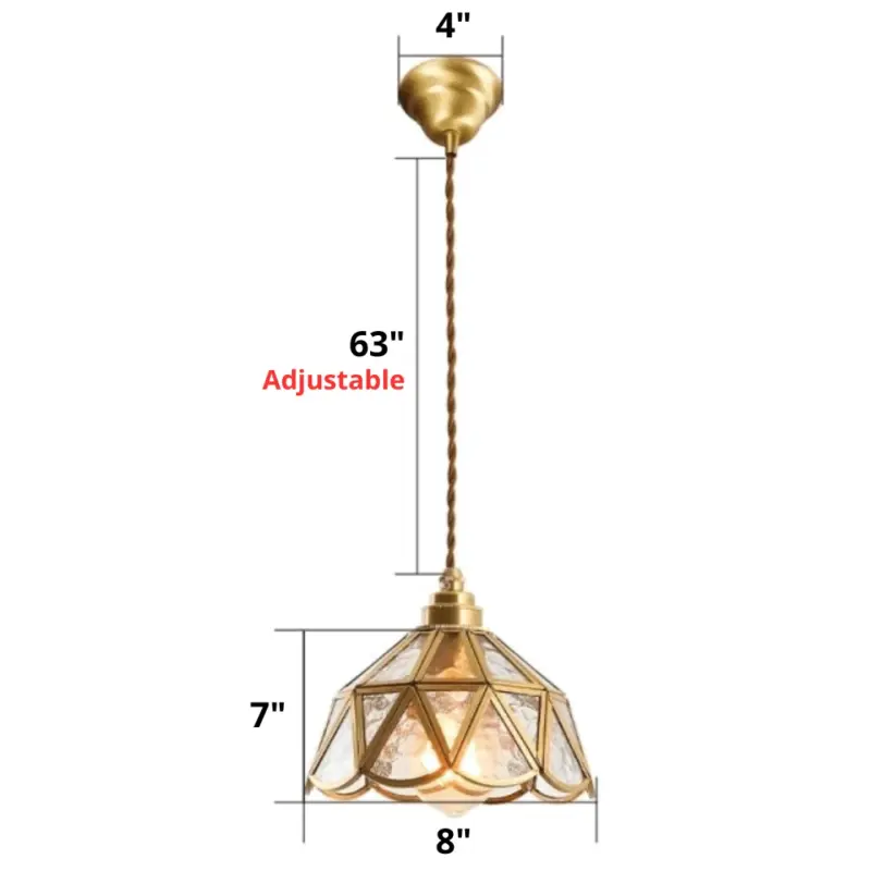 Homeko Stained Glass Pendant Lights