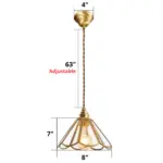Homeko Stained Glass Pendant Lights