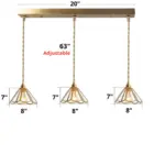 Homeko Stained Glass Pendant Lights