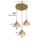 Homeko Stained Glass Pendant Lights