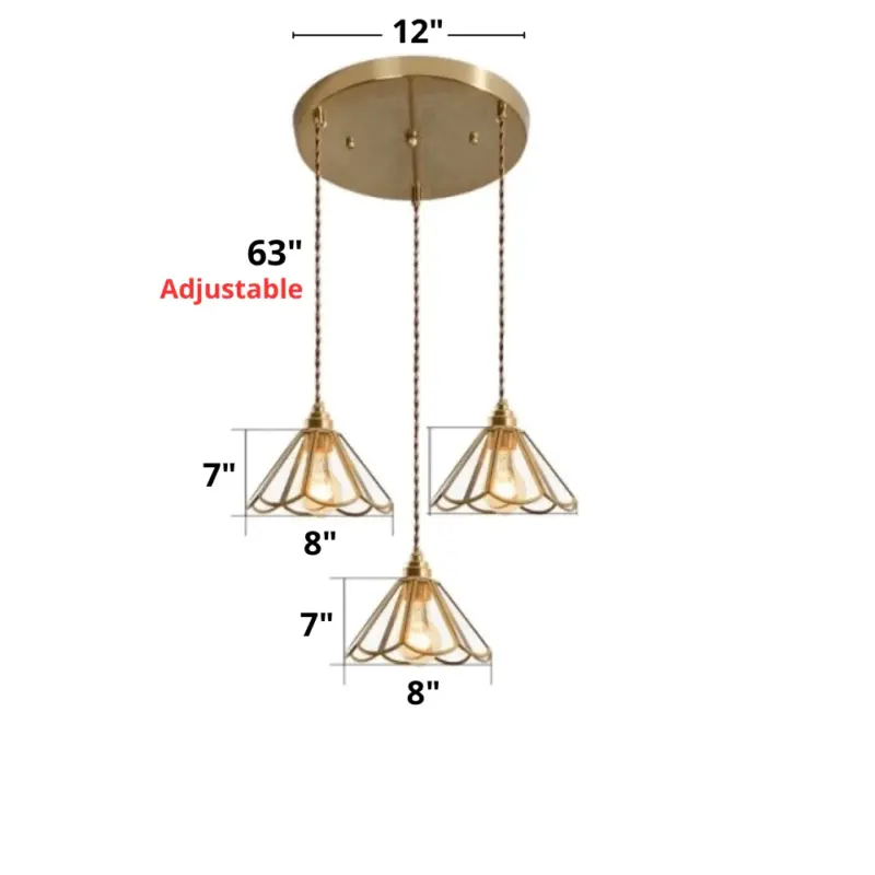 Homeko Stained Glass Pendant Lights