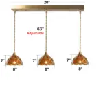 Homeko Stained Glass Pendant Lights