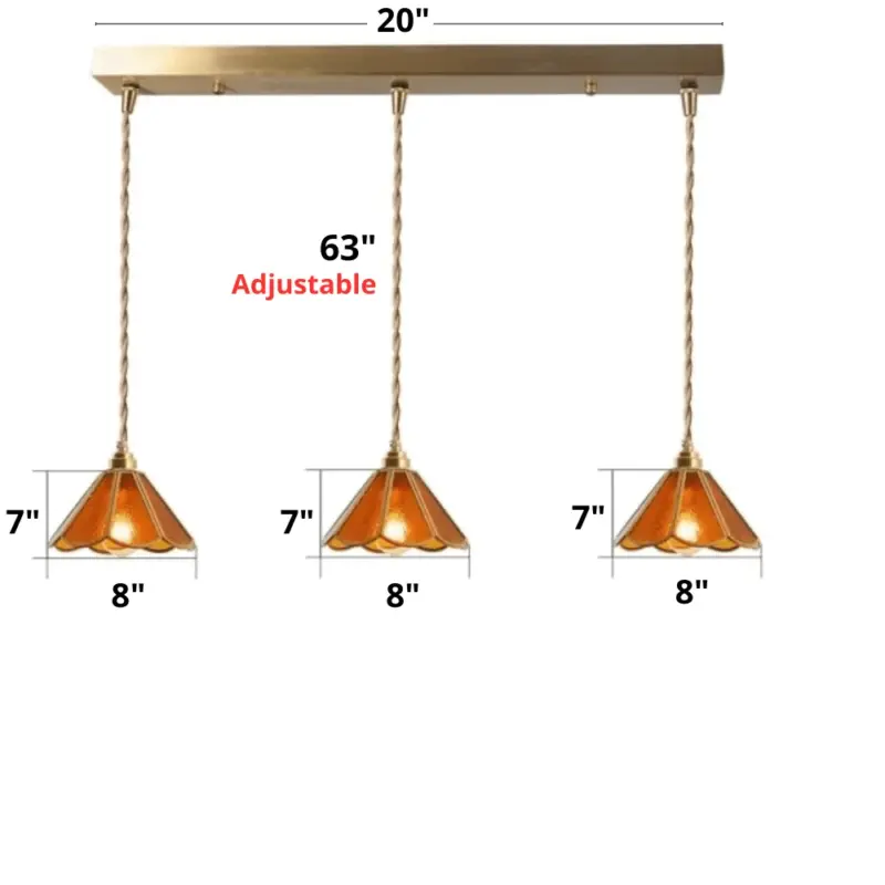 Homeko Stained Glass Pendant Lights