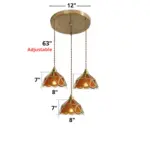 Homeko Stained Glass Pendant Lights