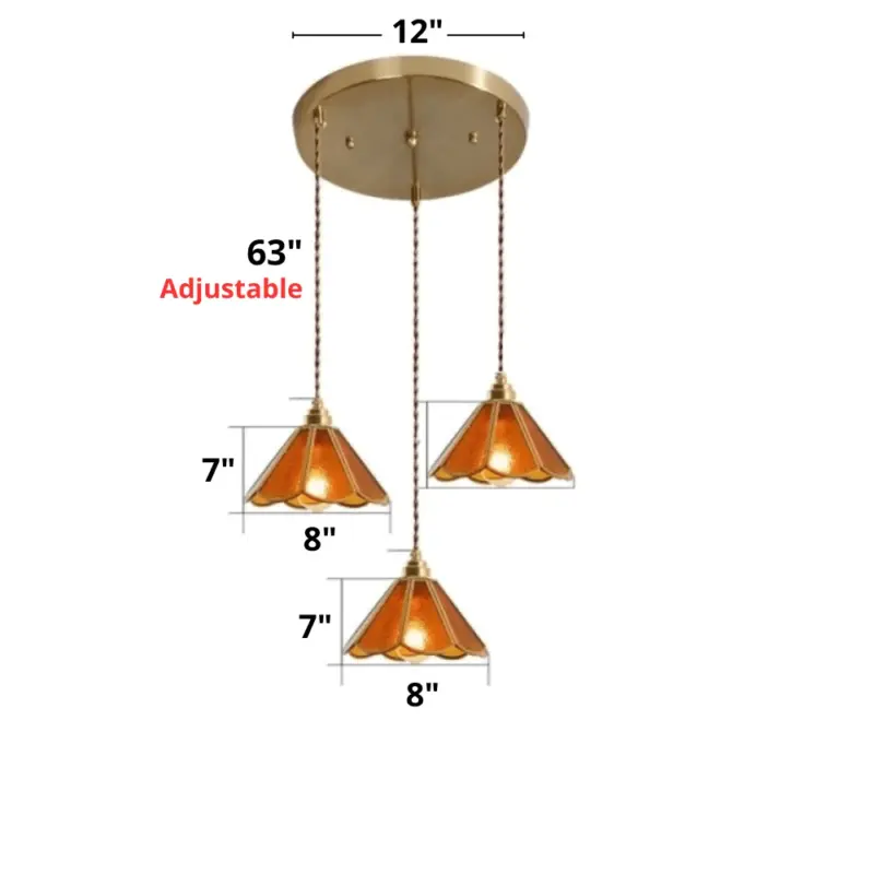 Homeko Stained Glass Pendant Lights