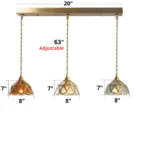 Homeko Stained Glass Pendant Lights