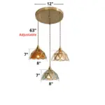 Homeko Stained Glass Pendant Lights