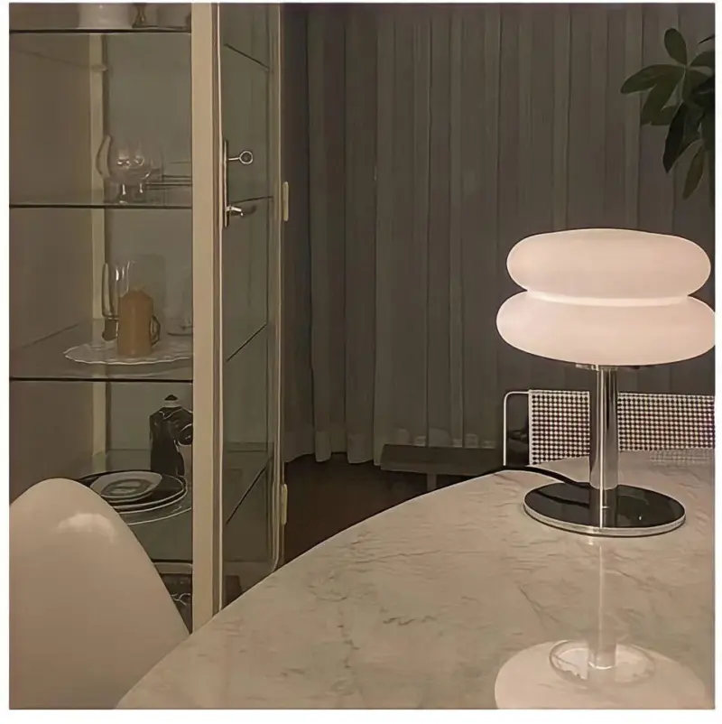Homeko Stained Glass Retro Table Lamp