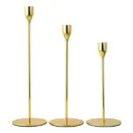 Homeko Stainless Steel Candle Holder Set