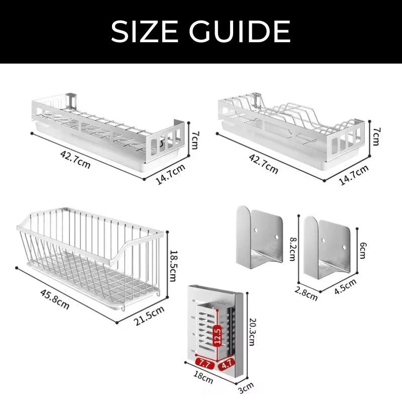 Homeko Steel Wall-Mounted Storage Racks Collection -