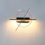 Homeko Straight Stick Rotating Wall Lamp