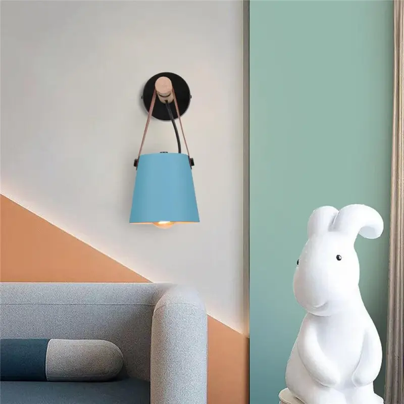 Homeko Strap Wood Wall Lamps