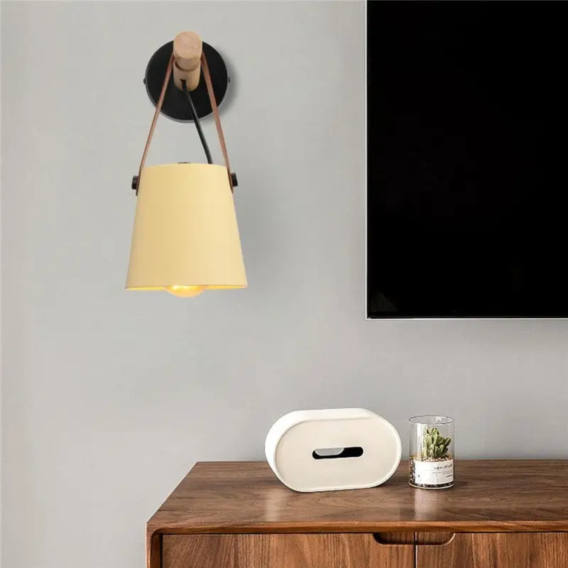 Homeko Strap Wood Wall Lamps