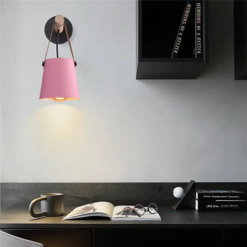 Homeko Strap Wood Wall Lamps