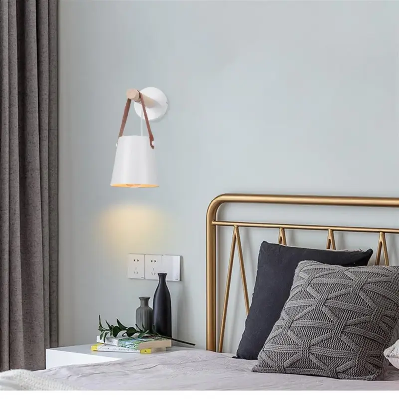 Homeko Strap Wood Wall Lamps