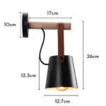 Homeko Strap Wood Wall Lamps