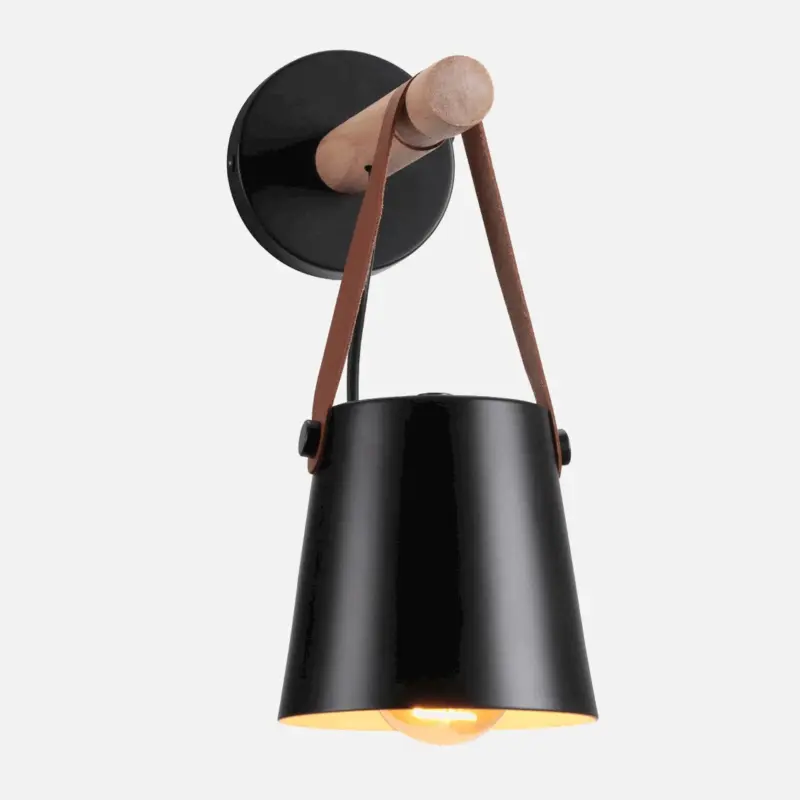 Homeko Strap Wood Wall Lamps
