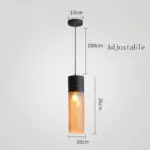 Homeko Stripe Glass Pendant Lights