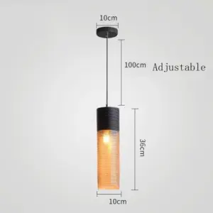 Homeko Stripe Glass Pendant Lights