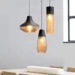 Homeko Stripe Glass Pendant Lights