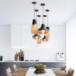 Homeko Stripe Glass Pendant Lights