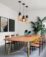 Homeko Stripe Glass Pendant Lights