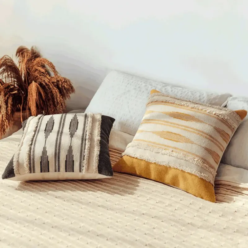 Homeko Striped Pillow Cover