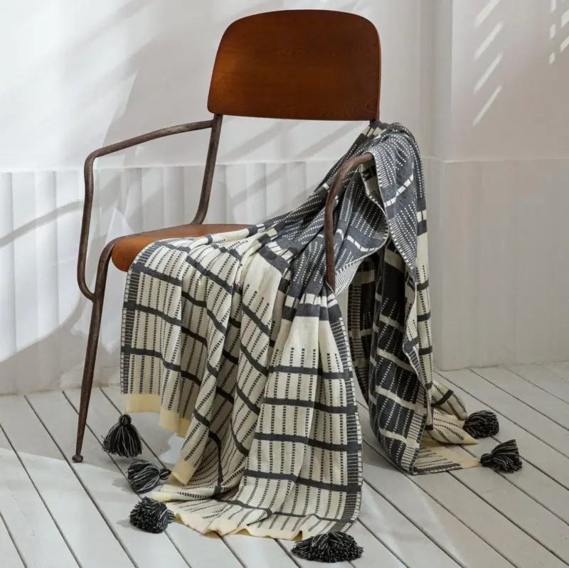 Homeko Striped Throw Blanket